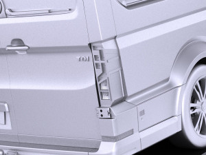 Volkswagen Crafter 2018 vray 3D 모델