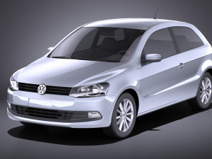 Volkswagen Gol 2013 vray Modèle 3D