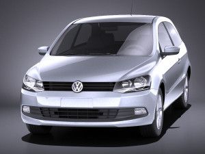 Volkswagen Gol 2013 vray 3D मॉडल