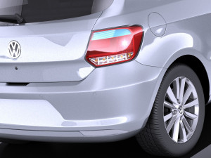 Volkswagen Gol 2013 vray 3D मॉडल