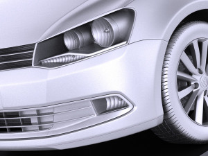 Volkswagen Gol 2013 vray 3D मॉडल