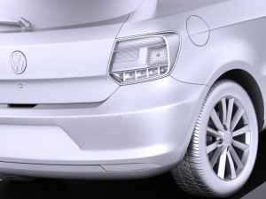 Volkswagen Gol 2013 vray 3D मॉडल