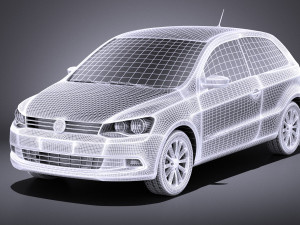 Volkswagen Gol 2013 vray 3D मॉडल