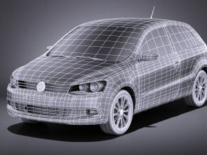 Volkswagen Gol 2013 vray 3D मॉडल