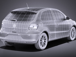 Volkswagen Gol 2013 vray 3D मॉडल