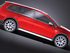 Volkswagen Golf Alltrack 2016 vray 3D Model