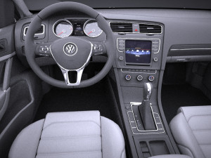 Volkswagen Golf Alltrack 2016 vray 3D Модель