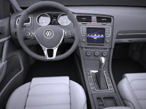 Volkswagen Golf Alltrack 2016 vray 3D Model