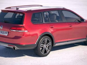 Volkswagen Golf Alltrack 2019 Modelo 3D