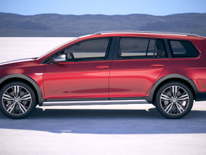 Volkswagen Golf Alltrack 2019 Modelo 3D