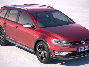 Volkswagen Golf Alltrack 2019 Modelo 3D