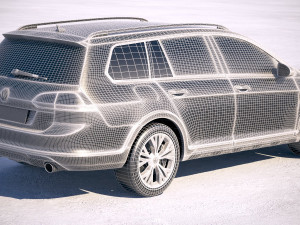 Volkswagen Golf Alltrack 2019 Modelo 3D