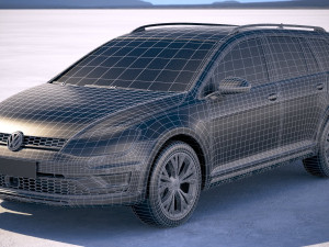 Volkswagen Golf Alltrack 2019 Modelo 3D