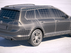 Volkswagen Golf Alltrack 2019 Modelo 3D