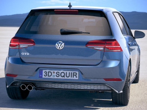 Volkswagen Golf GTD 2017 3D Model