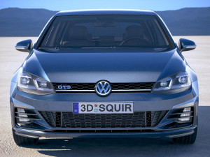 Volkswagen Golf GTD 2017 3D Model