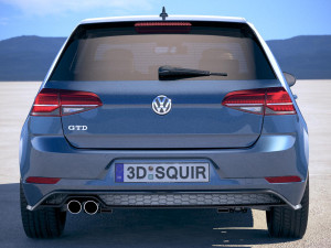 Volkswagen Golf GTD 2017 3D Model