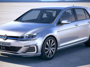Volkswagen Golf GTE 2017 Modèle 3D
