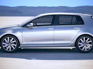 Volkswagen Golf GTE 2017 3D Модель