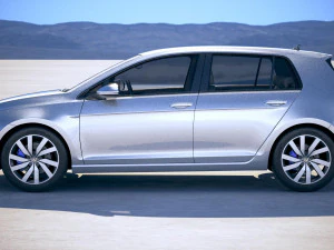 Volkswagen Golf GTE 2017 3D Model