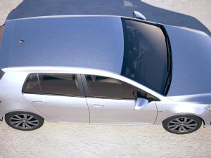 Volkswagen Golf GTE 2017 3D Model