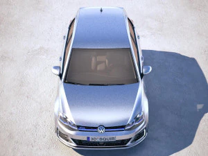 Volkswagen Golf GTE 2017 3D Model