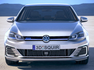 Volkswagen Golf GTE 2017 3D Модель