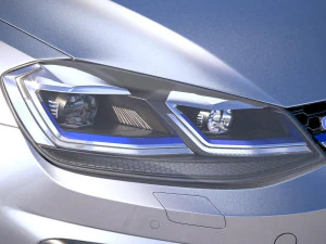 Volkswagen Golf GTE 2017 3D Model
