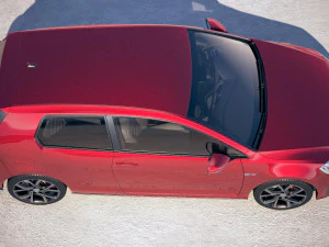 Volkswagen Golf GTI 2017 3D Model