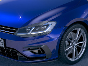 Volkswagen Golf R 2018 Model 3D