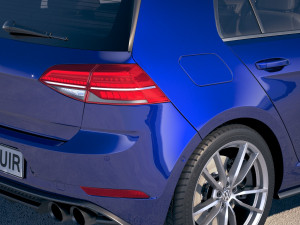 Volkswagen Golf R 2018 Model 3D