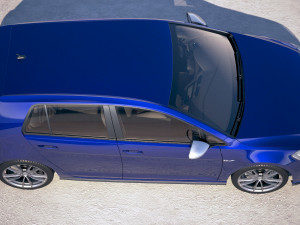 Volkswagen Golf R 2018 Model 3D
