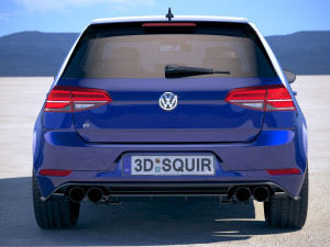Volkswagen Golf R 2018 Model 3D