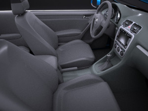 Volkswagen Golf R Convertible 2014 vray Model 3D