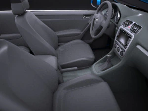 Volkswagen Golf R Convertible 2014 vray 3D Model