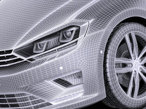 Volkswagen Golf Sportsvan 2015 vray Model 3D