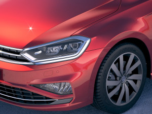 Volkswagen Golf Sportsvan 2018 3D Модель