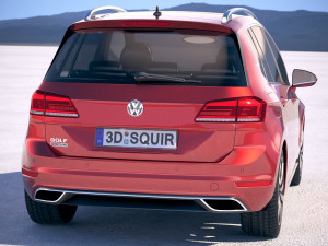 Volkswagen Golf Sportsvan 2018 3D Модель