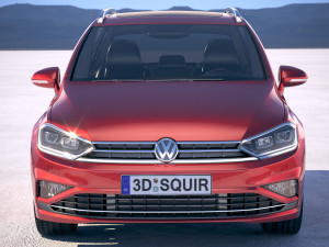 Volkswagen Golf Sportsvan 2018 3D Модель