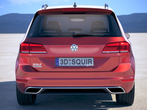 Volkswagen Golf Sportsvan 2018 3D Модель