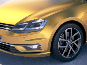 Volkswagen Golf TDi 2017 3D Model
