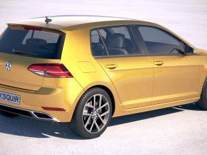 Volkswagen Golf TDi 2017 3D Model