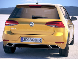 Volkswagen Golf TDi 2017 3D Model