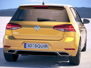 Volkswagen Golf TDi 2017 3D Model