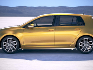 Volkswagen Golf TDi 2017 3D Model