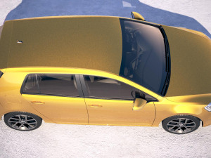 Volkswagen Golf TDi 2017 3D Model