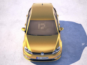 Volkswagen Golf TDi 2017 3D Model