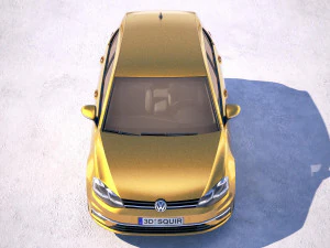 Volkswagen Golf TDi 2017 3D Model