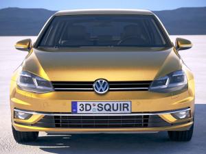Volkswagen Golf TDi 2017 3D Model