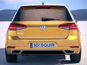 Volkswagen Golf TDi 2017 3D Model